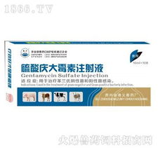 硫酸庆大霉素在兽医临床上的应用与注意事项